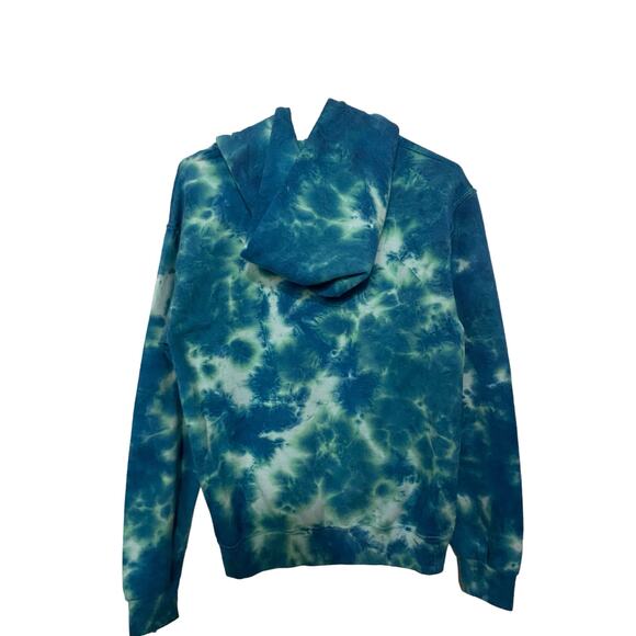 Artist Union Sweatshirt Small Tie Dye Teals - Picture 3 of 6
